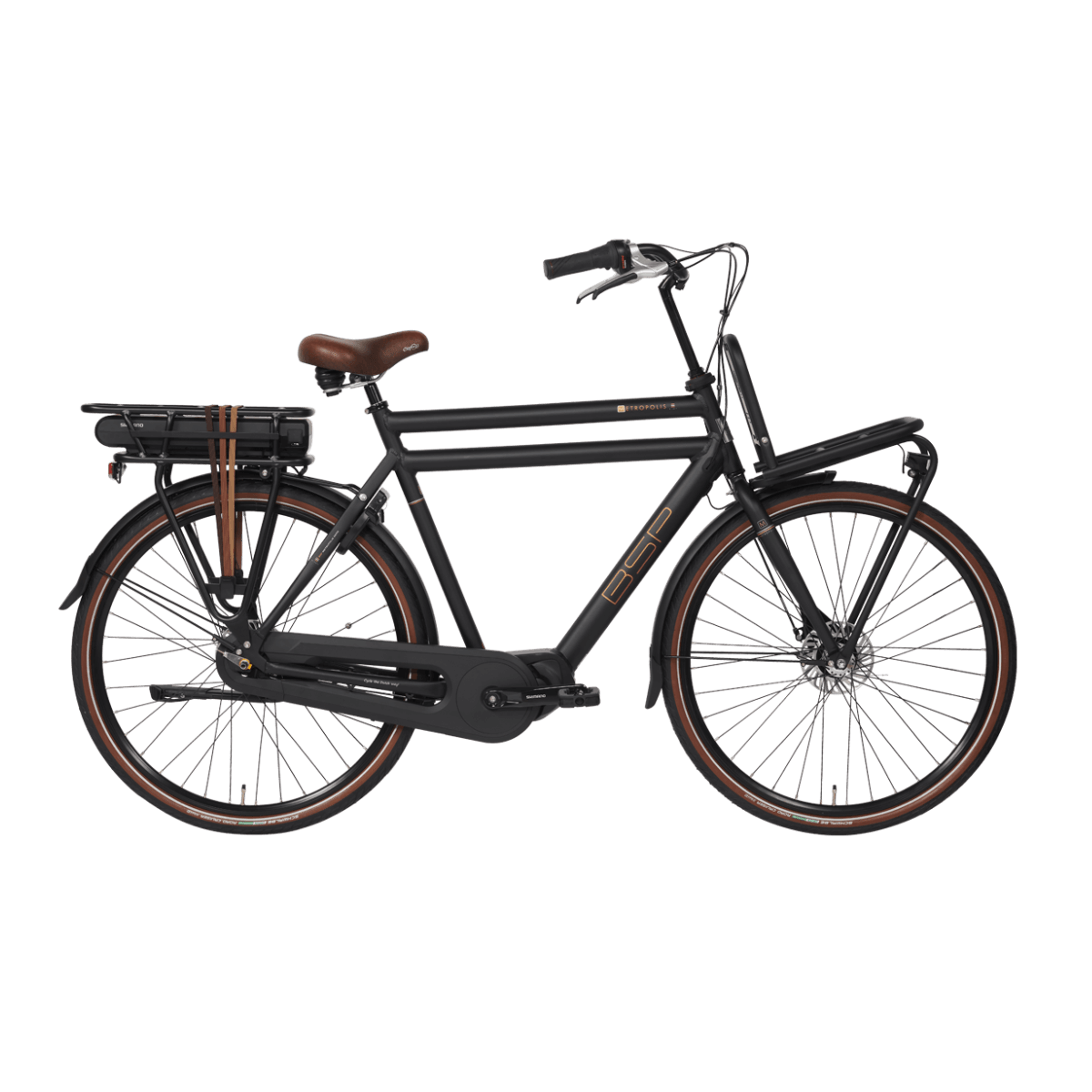 BSP Metropolis E Midden elektrische fiets heren - Transportfiets Online